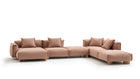 Moroso Cuadra-Soft Edge Sofa: hjørneoppsett med myk kant
