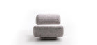 Moroso Gogan Loungestol: lys loungestol sett forfra