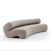 Moroso Gruuve Modulsofa: buet sitteoppsett i lyst tekstil