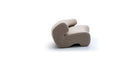 Moroso Gruuve Modulsofa: sitteelement sett fra siden