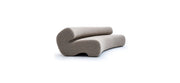Moroso Gruuve Modulsofa: buet sitteelement i lyst tekstil