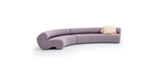 Moroso Gruuve Modulsofa: lilla sofa sett bakfra
