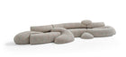 Moroso Gruuvelot Sofa: modulsofa med polstrede støtteflater
