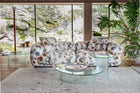 Moroso Me-Time Sofa: mønstret sofa i interiør