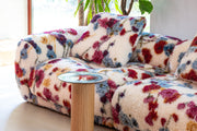Moroso Me-Time Sofa: detalj av mønstret sete og armlene