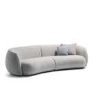 Moroso Pacific Sofa: grå sofa sett forfra