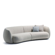 Moroso Pacific Sofa: grå sofa sett forfra