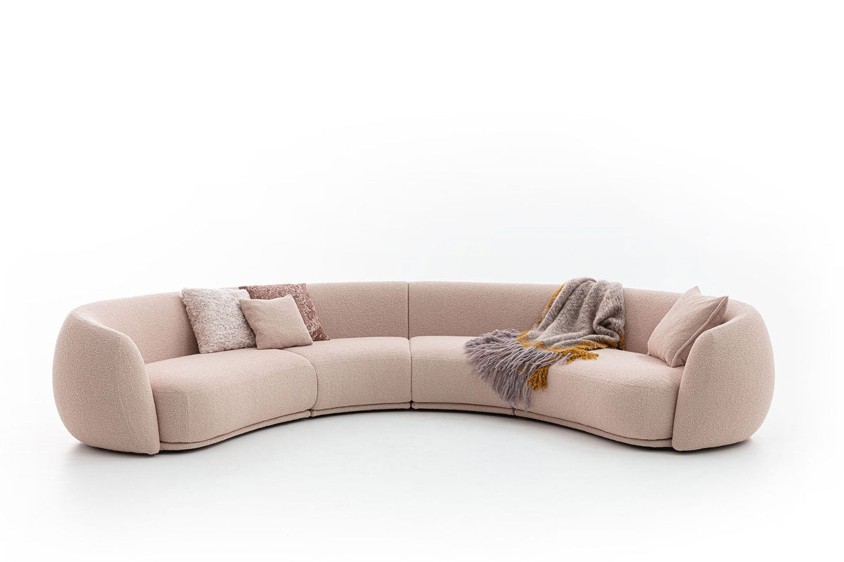 Moroso Pacific Sofa: buet sofaoppsett sett forfra