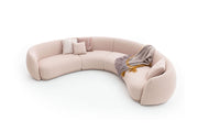 Moroso Pacific Sofa: rundt sitteoppsett sett ovenfra