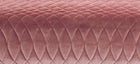 Moroso Redondo Sofa: detalj av rosa quiltet trekk