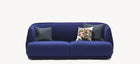 Moroso Redondo Sofa, blå sofa sett forfra