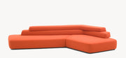 Moroso Rift Sofa: rødt L-formet sofaoppsett