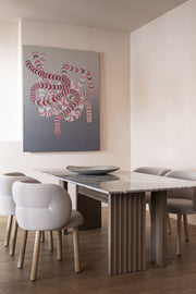 Moroso Rows Spisebord: spisebord i lyst interiør