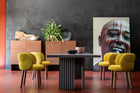 Moroso Rows Spisebord: spisebord i fargerikt interiør