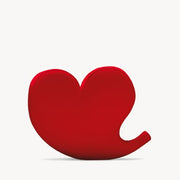 Moroso Soft Heart Loungestol: rød loungestol med hjerteformet rygg