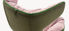 Moroso Take a Line for a Walk Loungestol: detalj av quilt og rygg