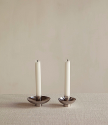 lysestaker i metall designet av Live Brekke for Essei Design