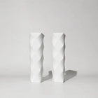 hvit design vase fra bb italia 