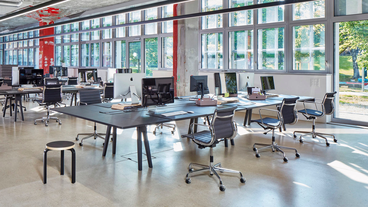 Aluminium EA 117/118/119 kontorstol fra Vitra, alternativ utførelse